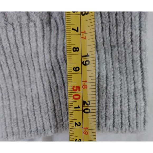 St. John's Bay Women's Gray Cable Knit Half-Zip Sweater S Polyester/Spandex. - Picture 7 of 7